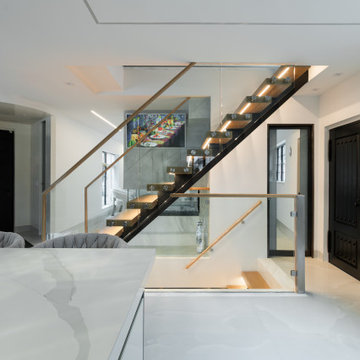 Custom Glass Staircase