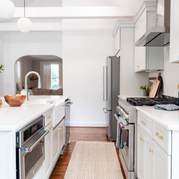 Nashville Sylvan Park Kitchen and Deck Addition