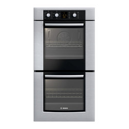 Bosch 27" 300 Series Double Wall Oven With Convection, Stainless | HBN3550UC - Ovens