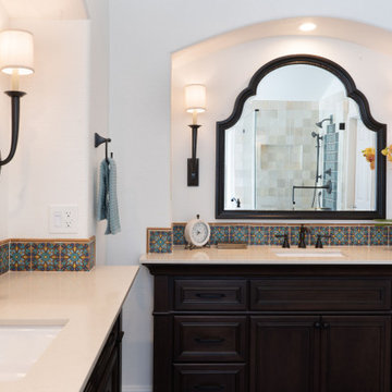 Tierrasanta Spanish Inspired Master Bathroom