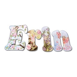 Custom Painted Fairy Letters - Wall Letters