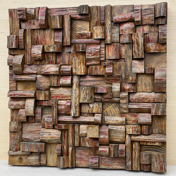 Contemporary Wood Wall Sculptures
