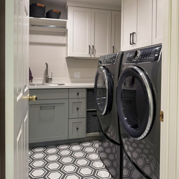 Blue and Grey Laundry