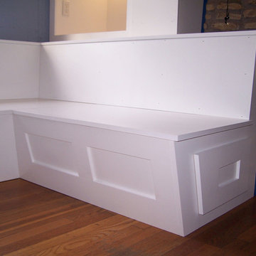 Nearly complete Dining Booth & China Cabinet