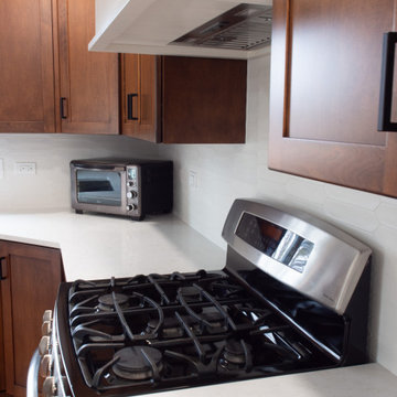 Warm Open Kitchen Remodel