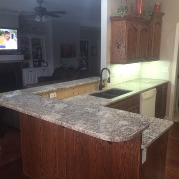Crema Typhoon Granite w/ matching table top