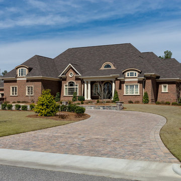 Salem Creek Tudor Brick House - North Carolina