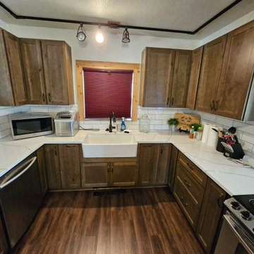 Rustic Baltic Birch Kitchen