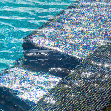 West Lake Hills Infinity Edge Pool & Decks (Ipe, Cable Railing)