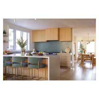 Palo Alto Pattern Play - Contemporary - Kitchen - San Francisco - by ...