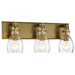 Minka Lavery - Tiberia Three Light Bath Bar, Soft Brass - Stylish and bold. Make an illuminating statement with this fixture. An ideal lighting fixture for your home.