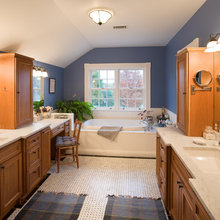 Blue bathroom