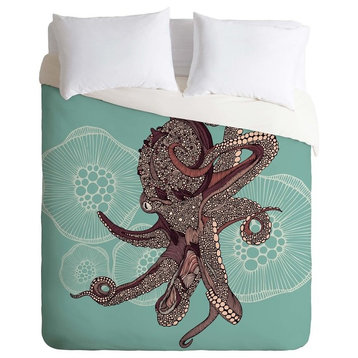 Deny Designs Valentina Ramos Octopus Bloom Duvet Cover - Lightweight