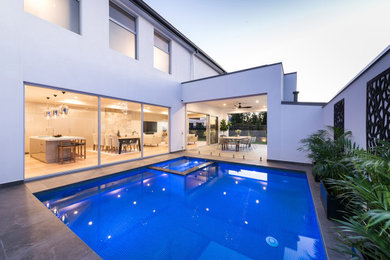 Example of a trendy pool design in Adelaide