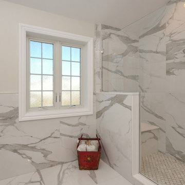 Amazing Bathroom with New Privacy Windows - Renewal by Andersen New Jersey / NYC