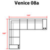 Venice 8 Piece Outdoor Wicker Patio Furniture Set 08a