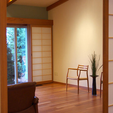 Shoji screens in a whole house remodel