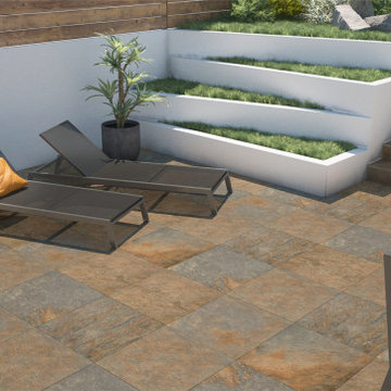 Terrassenplatten Golden Stone - Ein Kunstwerk