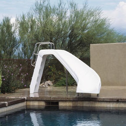 Inter-Fab White Water Complete Left Curve Pool Slide - Products