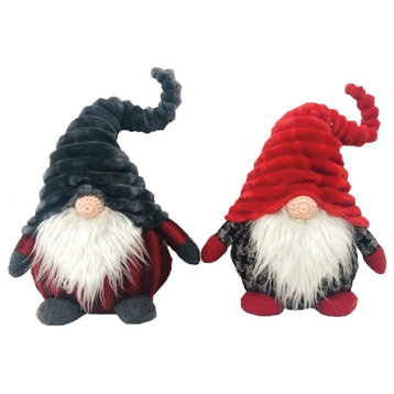 9" Xmas Gnomes, Set of 2