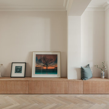 The Barnes House 3 - Bespoke joinery storage seating