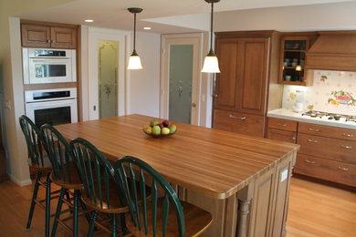 Country home design photo in San Diego