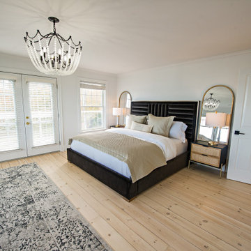 Bedrooms Remodel, White, Transitional Interior – Bay of Fundy, Nova Scotia