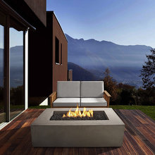 Fire pit for deck