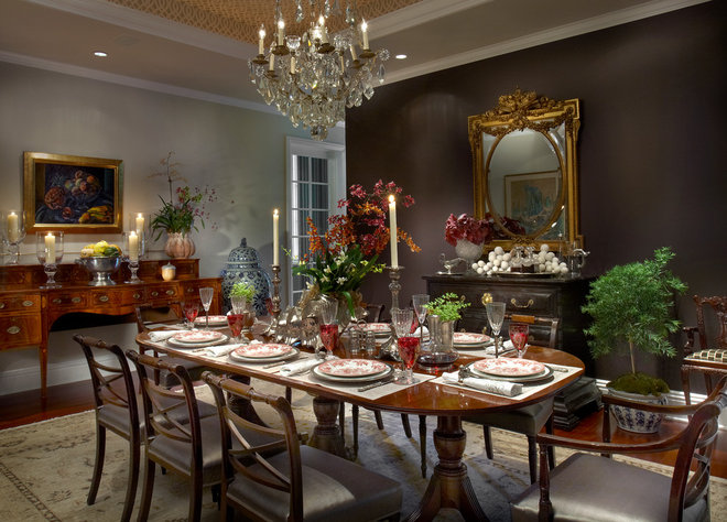 Traditional Dining Room by Laurel Feldman Interiors, IIDA