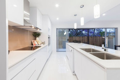 Contemporary kitchen in Sunshine Coast.