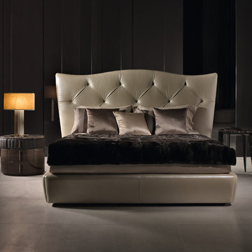 Atmospheric bedroom featuring Signorini & Coco furniture