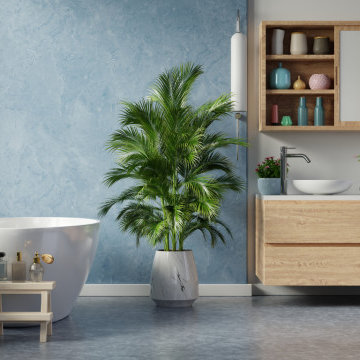 Mediterranean Bathroom Design in Ealing