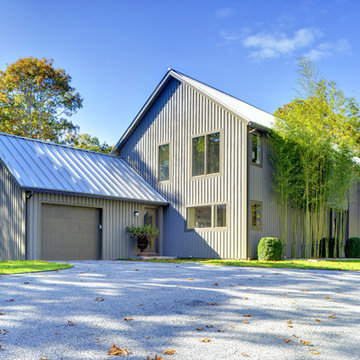 Oyster Shores Contemporary Barn Home
