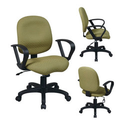 Task Chair with Contemporary Loop Arms - Office Chairs