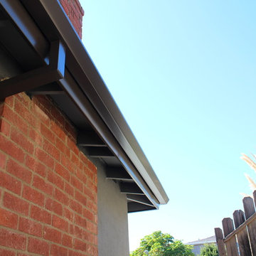 Fascia Wrap, Seamless Angle Faced Gutters,Box Downspouts,Los Angeles