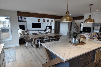 Inspiration for a contemporary kitchen remodel in Other