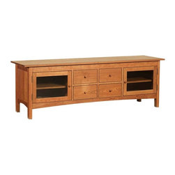 Modern Shaker 4-Drawer Media Console - Entertainment Centers And Tv Stands
