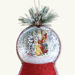 Christmas On The Moors Snowglobe Ornament - Christmas Ornaments