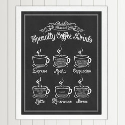 An Illustrated Guide: Specialty Coffee Drinks - Products