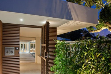 Inspiration for a contemporary exterior home remodel in Miami