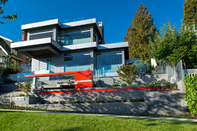 Große Moderne Wohnidee in Vancouver