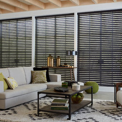 Radiance Room Darkening Sheer Shades in Shadow 3" Midnight - Venetian Blinds
