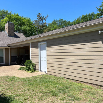 James Hardie Planks in Khaki Brown
