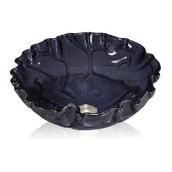 Glass Vessel Color Textured Round - Brackets