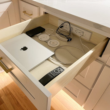 Kitchen In-Drawer Charging Outlets