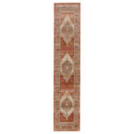 Jaipur Living - Vibe by Jaipur Living Constanza Medallion Blush/Gray Area Rug, 2'6"x12' - Inspired by the vintage perfection of sun-bathed Turkish designs, the Myriad collection is warm and inviting with faded yet moody hues. The Constanza rug boasts a perfectly distressed tribal medallion in rosy, neutral tones of dusty pink, tan, and gray with ivory fringe trim for added texture and antique allure. This power-loomed rug features a plush and durable blend of polyester and polypropylene, lending the ideal accent to high-traffic spaces.