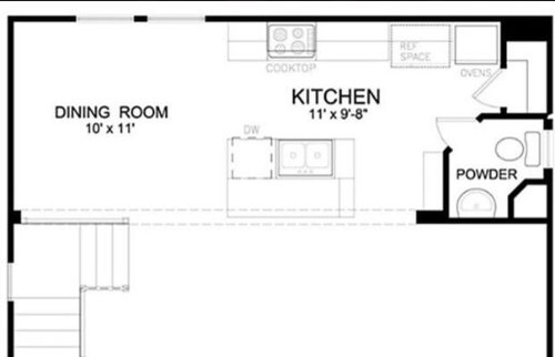 10x11 dining room table size