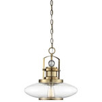 Savoy House - Savoy House 7-17000-1-322 Mayfield - 1 Light Pendant - Mayfield by Savoy House is a 1-light pendant thatMayfield 1 Light Pen Warm Brass Clear Gla *UL Approved: YES Energy Star Qualified: n/a ADA Certified: n/a  *Number of Lights: 1-*Wattage:60w E26 Medium Base bulb(s) *Bulb Included:No *Bulb Type:E26 Medium Base *Finish Type:Warm Brass