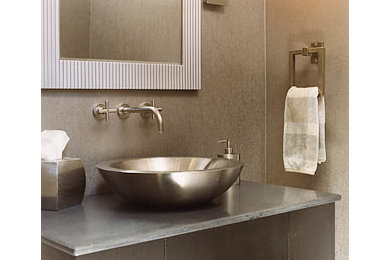 Bathroom - eclectic bathroom idea in Boston