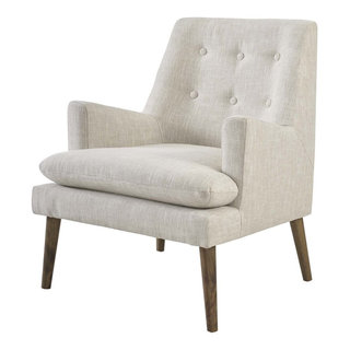 America Luxury Modern Contemporary Urban Design Living Room Lounge Club Lobby Accent Chair Fabric White